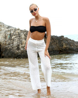 Fishnet Hi-rise Pants