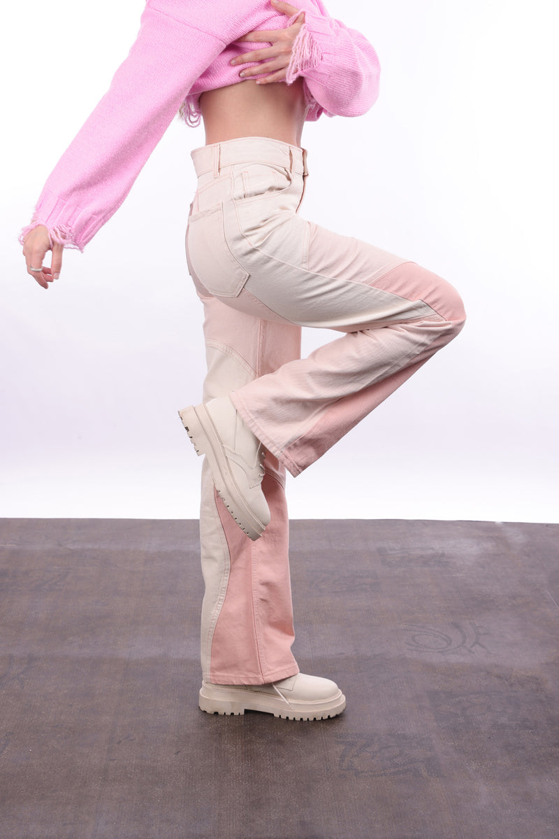 Two Tone Pink Pants