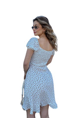 Floral Bow Detail Dress