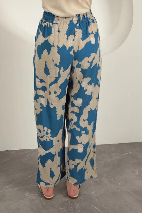 Abstract Relaxed Pants