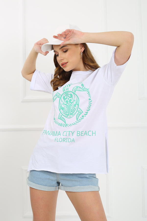 Panama City Beach T-shirt Slit Sides