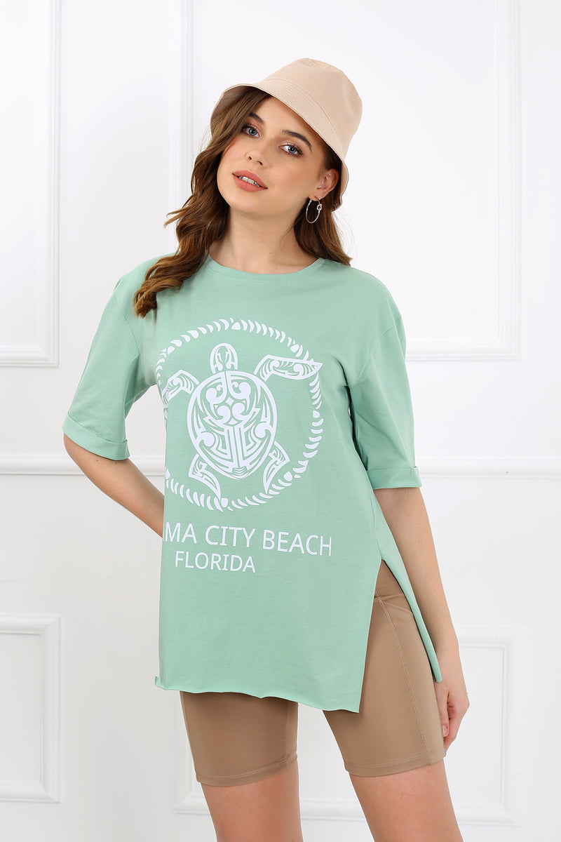 Panama City Beach T-shirt Slit Sides